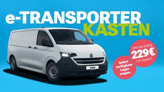 Volkswagen Nutzfahrzeuge e-Transporter Kasten Lagerwagen, Radstand: 3.500 mm LR 160 kW (218 PS)