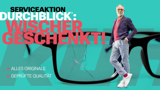 ORIGINAL GLASSERVICE UND DIE WISCHERBLÄTTER GESCHENKT!*