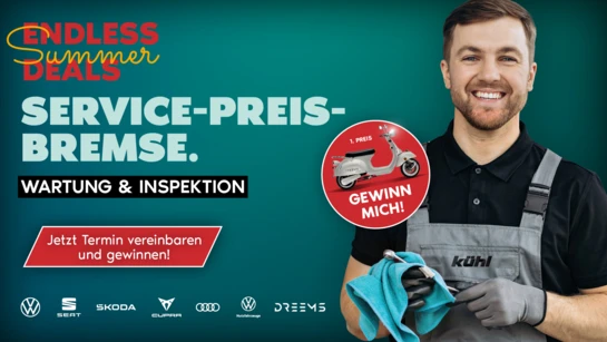 Drei Jahreszeiten. Drei Serviceaktionen. Drei Gewinnchancen!
