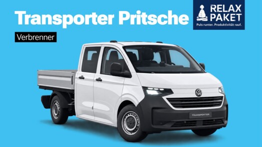 Volkswagen Nutzfahrzeuge Transporter Pritschenwagen Doppelkabine, Radstand: 3500 mm KR  2,0 l TDI 81 kW